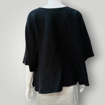 MESOP / kimono sleeved linen top with side splits / oversized s (3923894701996030692)