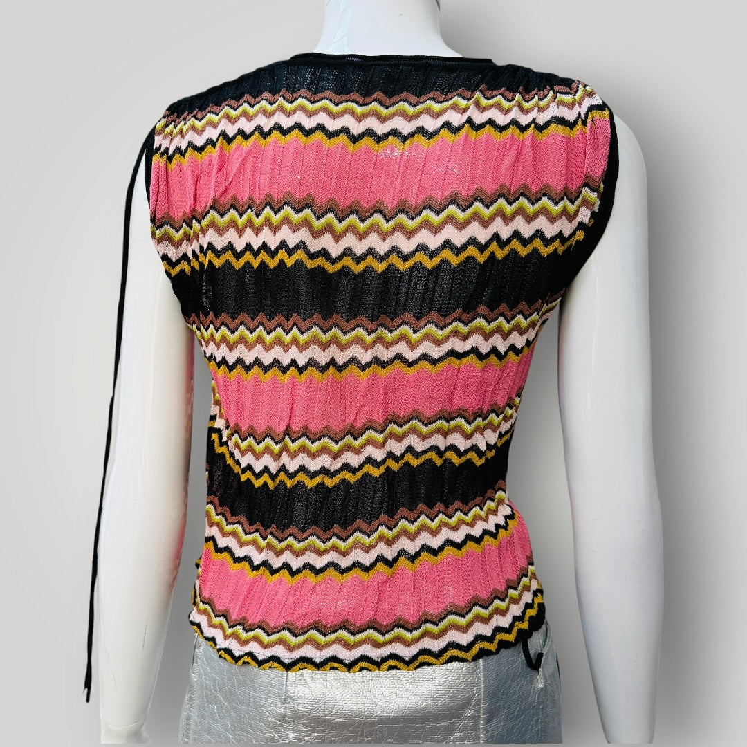WHISTLES / striped knit tank / s (3923894708276209722)