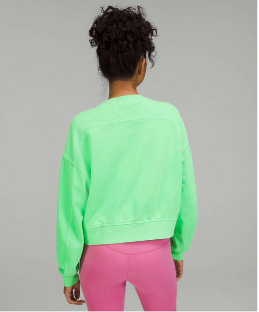 LULULEMON / Perfectly Oversized Cropped Crew sweatshirt / s (3923896025603915362)