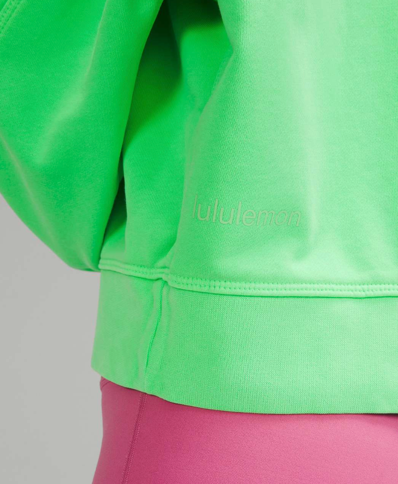 LULULEMON / Perfectly Oversized Cropped Crew sweatshirt / s (3923896027750215288)