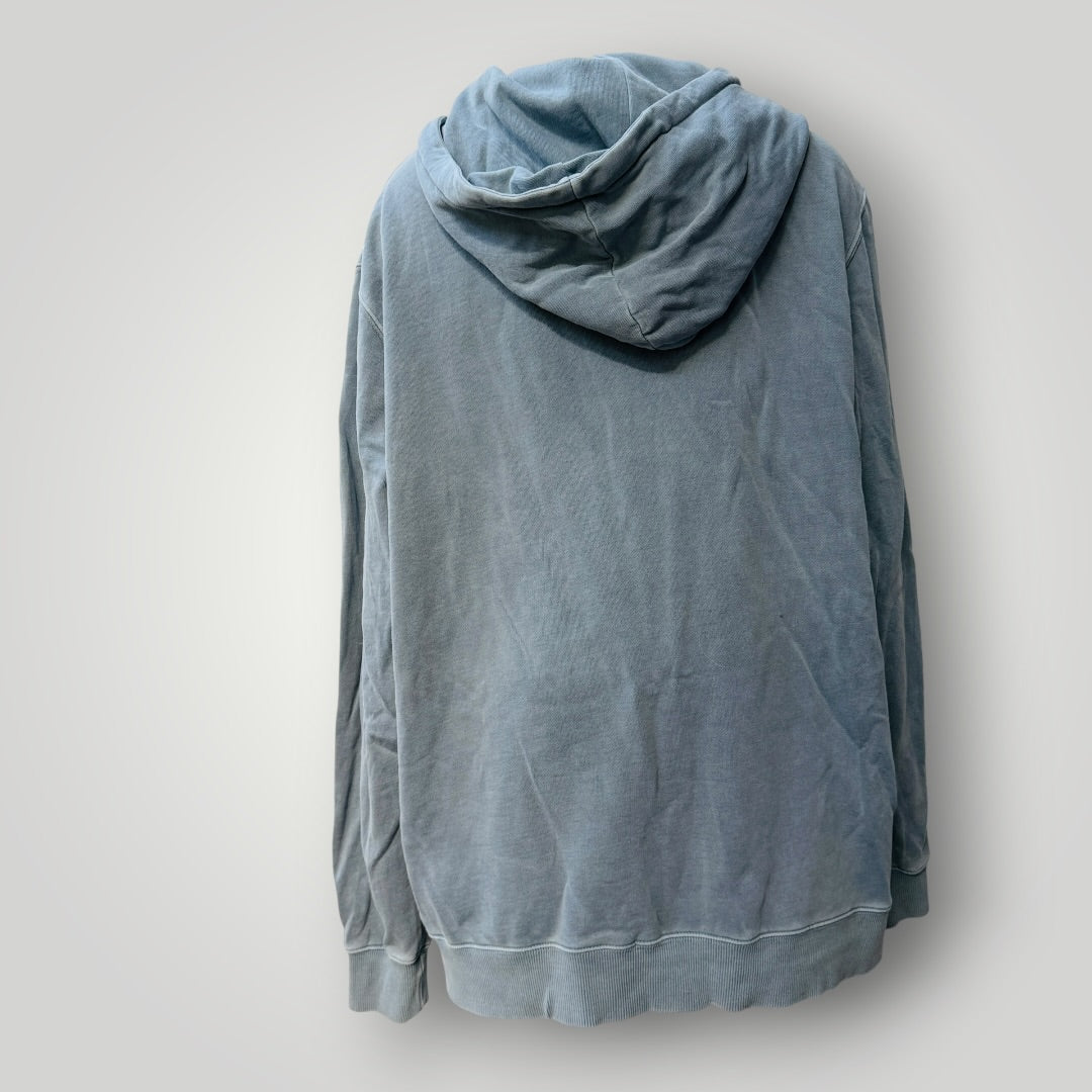 AFENDS / blue grey hoodie / L (3923898922437500141)