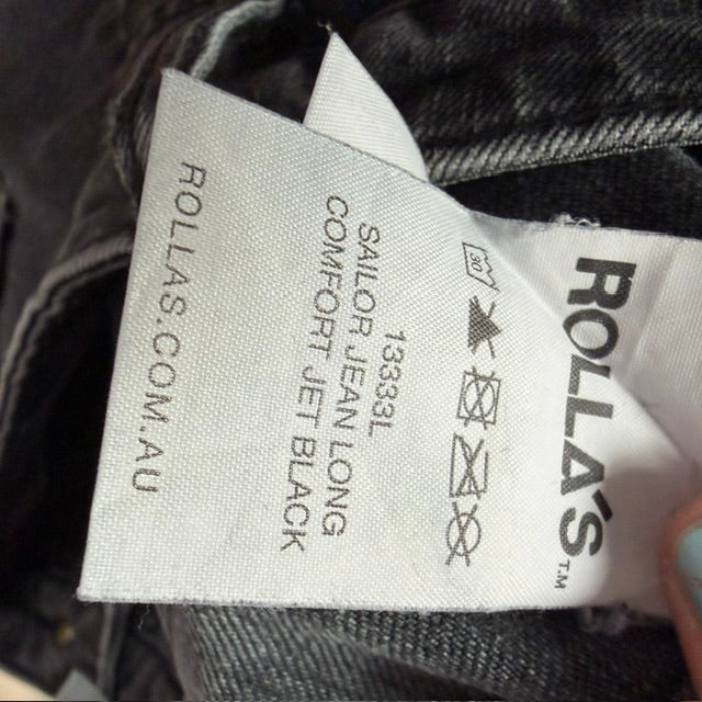 ROLLAS / sailor jeans / long / black / 28 x 32 (3923983459226771232)