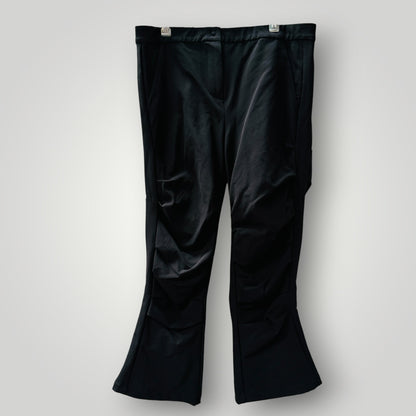 TAYLOR / cropped ruched pants / L / made in nz (3923983564033890884)
