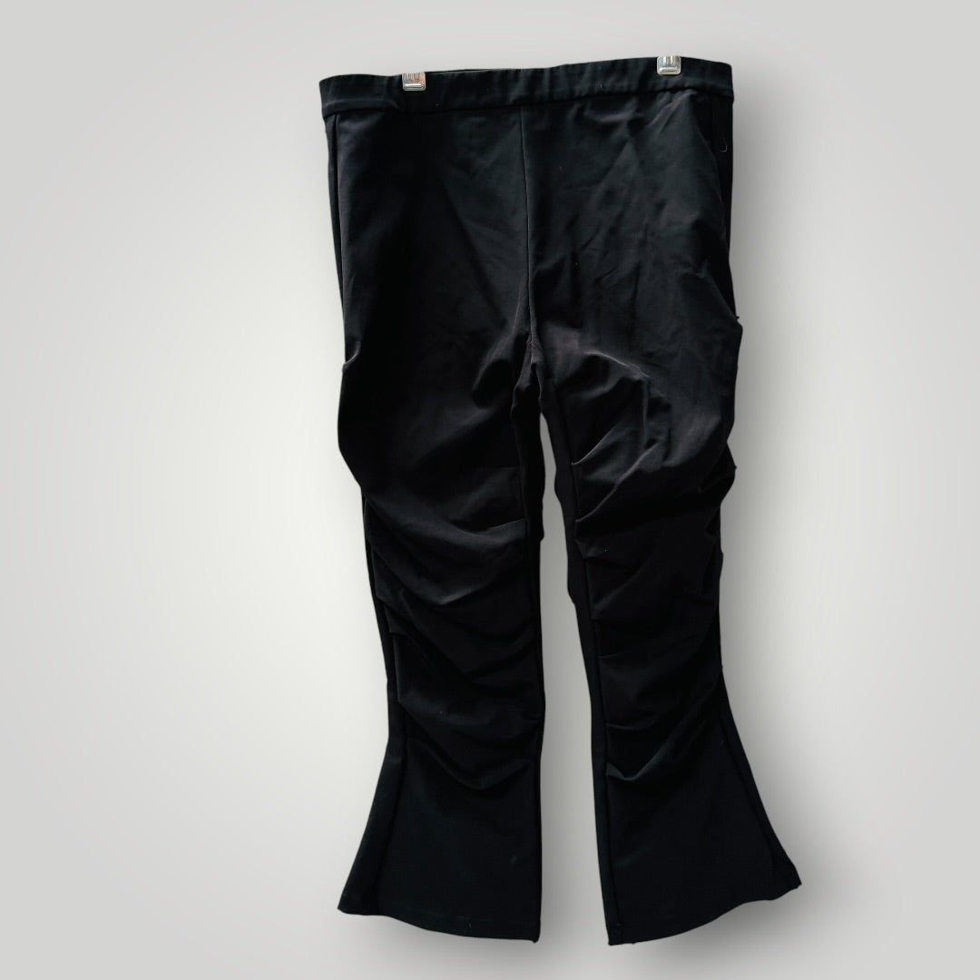 TAYLOR / cropped ruched pants / L / made in nz (3923983565350072476)