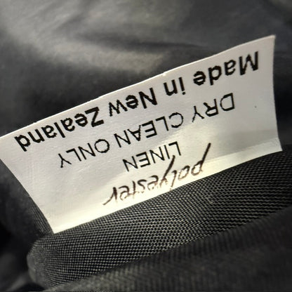 SAKAGUCHI / linen bubble hem skirt / 12 / made in nz (3924008883612656445)