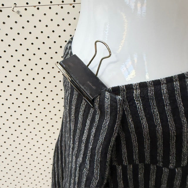 SAKAGUCHI / linen bubble hem skirt / 12 / made in nz (3924008887079417328)
