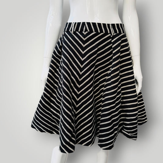 KATE SYLVESTER / flared skirt / m / made in nz (3924009038976633766)
