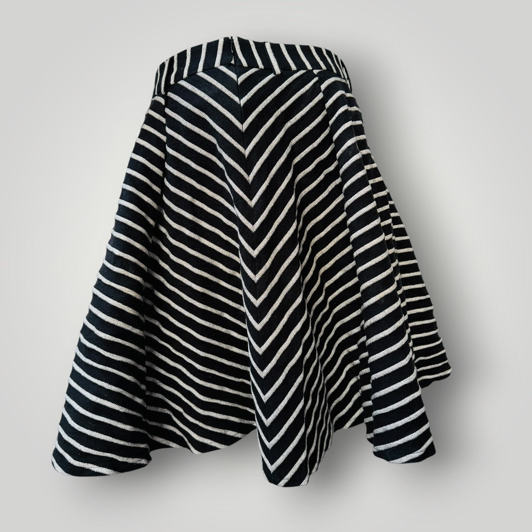 KATE SYLVESTER / flared skirt / m / made in nz (3924009040736034510)