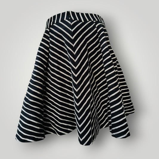 KATE SYLVESTER / flared skirt / m / made in nz (3924009040736034510)