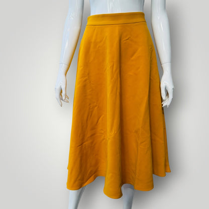 GREEN CLOU / yellow a line skirt / s (3924009046181383856)