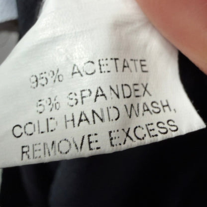 BLANC / satin pants / 16 / made in nz (3924355009778811598)