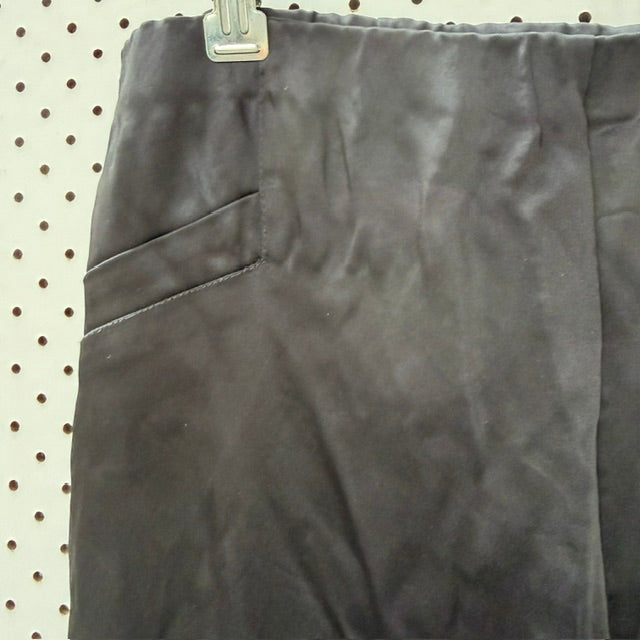 BLANC / satin pants / 16 / made in nz (3924355018363077498)