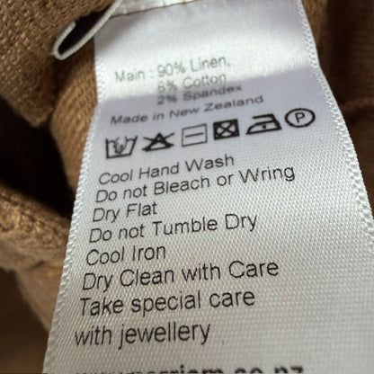 PERRIAM / linen pants / 12 / made in nz (3924355024297548220)