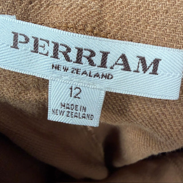 PERRIAM / linen pants / 12 / made in nz (3924355026303877987)