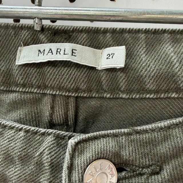 MARLE / khaki jeans / 27 (3924355060196183934)