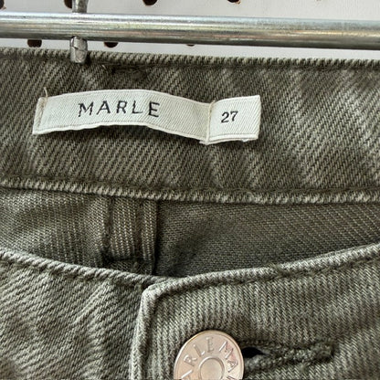 MARLE / khaki jeans / 27 (3924355060196183934)