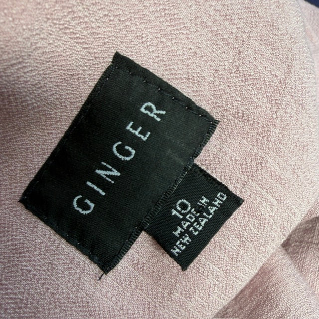 GINGER / pink dress / made in nz / 10 (3924355152908142507)