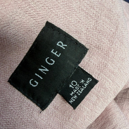 GINGER / pink dress / made in nz / 10 (3924355152908142507)
