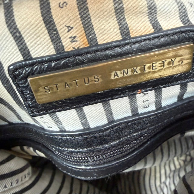 STATUS ANXIETY / superconscious bag / leather shopper (3924355205465403090)