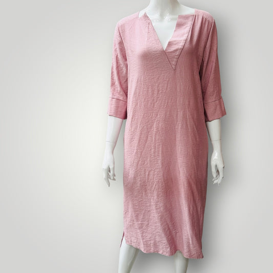 GINGER / pink dress / made in nz / 10 (3924432064894731912)