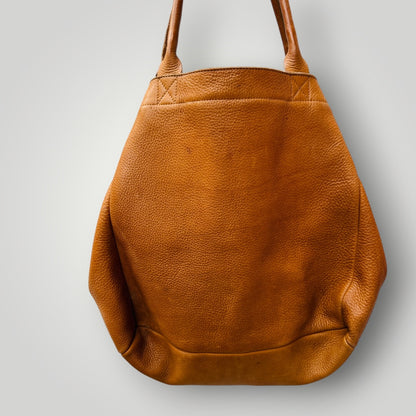 Création Cuir Flèche / unique artisanal bag in brown leather (3924432071203126934)
