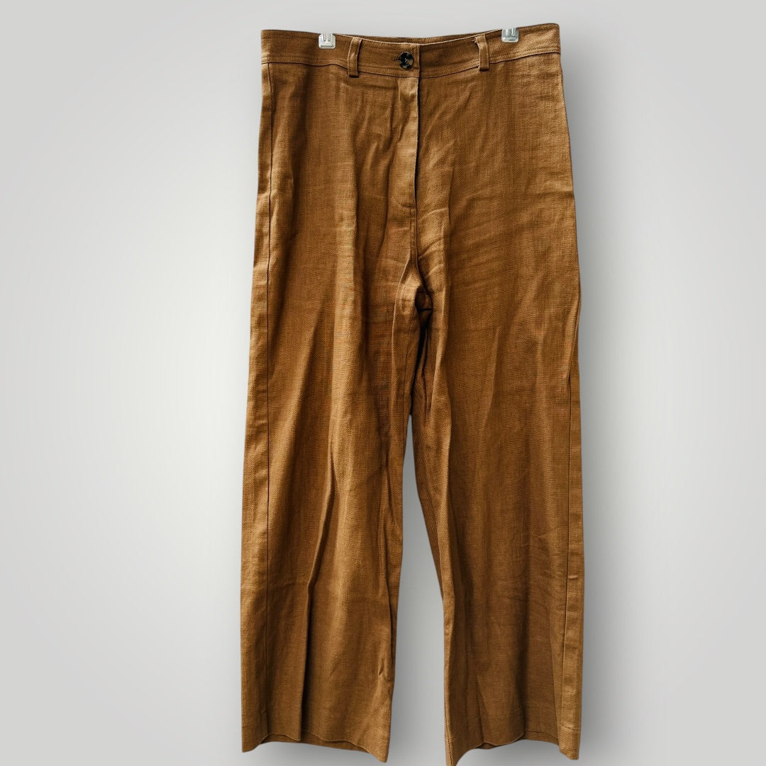 PERRIAM / linen pants / 12 / made in nz (3924432150334179944)