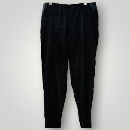 BLANC / satin pants / 16 / made in nz (3924432156408517318)