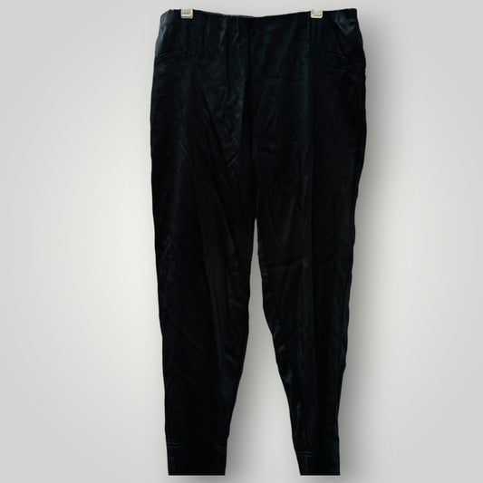 BLANC / satin pants / 16 / made in nz (3924432156408517318)