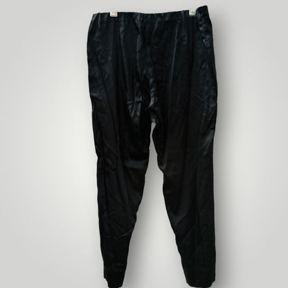 BLANC / satin pants / 16 / made in nz (3924432159278324736)