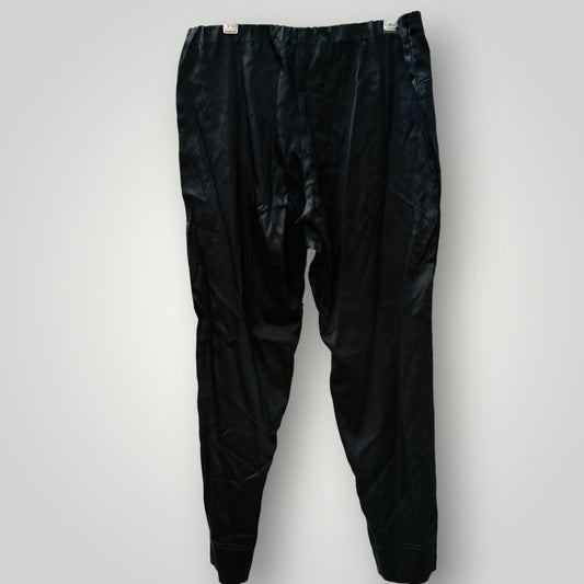 BLANC / satin pants / 16 / made in nz (3924432159278324736)