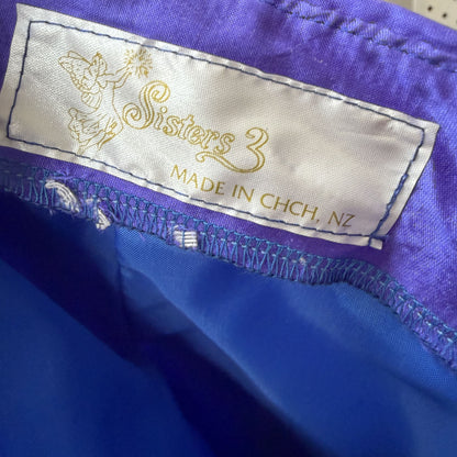 SISTERS3 / silk skirt and jacket / purple / made in nz (3924503318502378561)