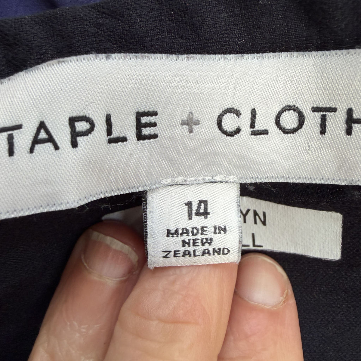 STAPLE + CLOTH / a line skirt / 14 / made in nz (3924503410426881180)