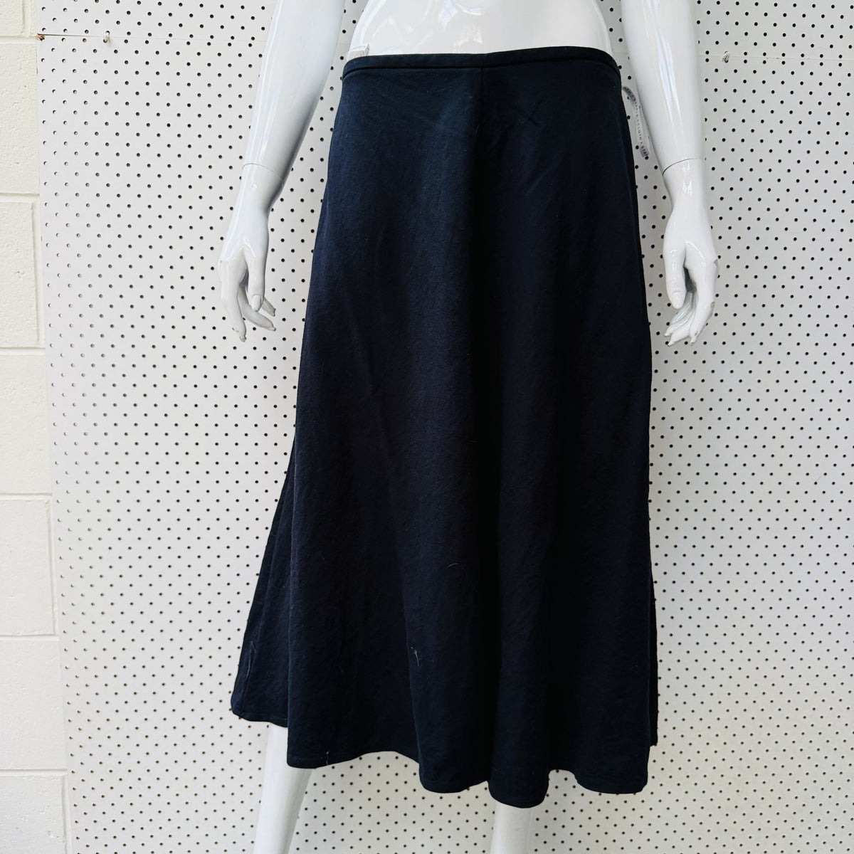 STAPLE + CLOTH / a line skirt / 14 / made in nz (3924503444956129940)