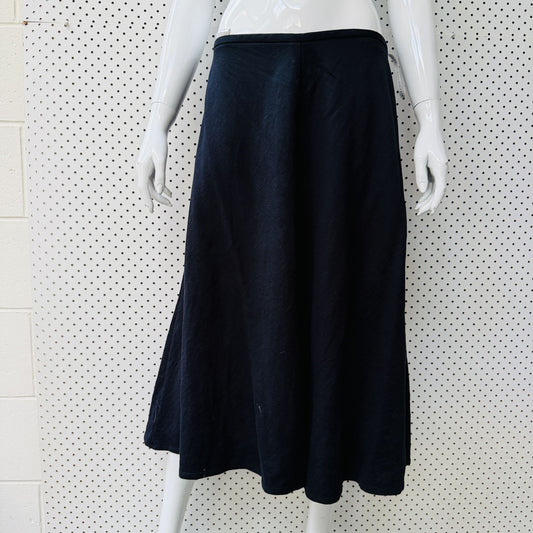 STAPLE + CLOTH / a line skirt / 14 / made in nz (3924503444956129940)