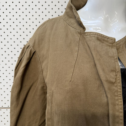 DRIES VAN NOTEN / green swing jacket / s (3924525618170099304)