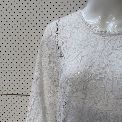 M&S COLLECTION / white lace dress / s (3924525839981648944)