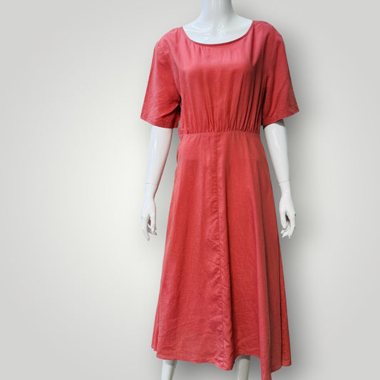 tie back / pink dress / s (3924526024297376445)