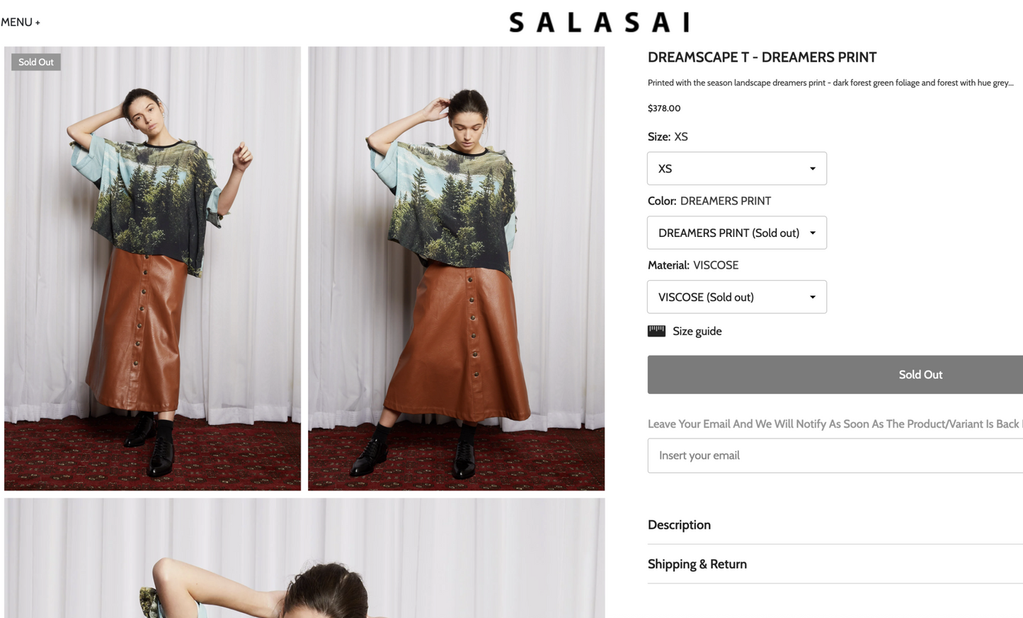 Salasai / Dreamscape Top / one size fits all (3924602784489213098)