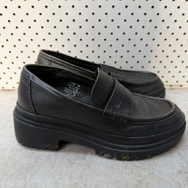 made in italy / leather boots / 39 (3924951357082559419)