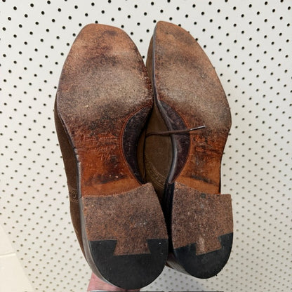 PAUL SMITH LONDON / handmade suede derby shoes / brown / 7.5 (3924951362534034886)