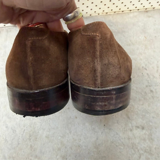 PAUL SMITH LONDON / handmade suede derby shoes / brown / 7.5 (3924951371193345934)