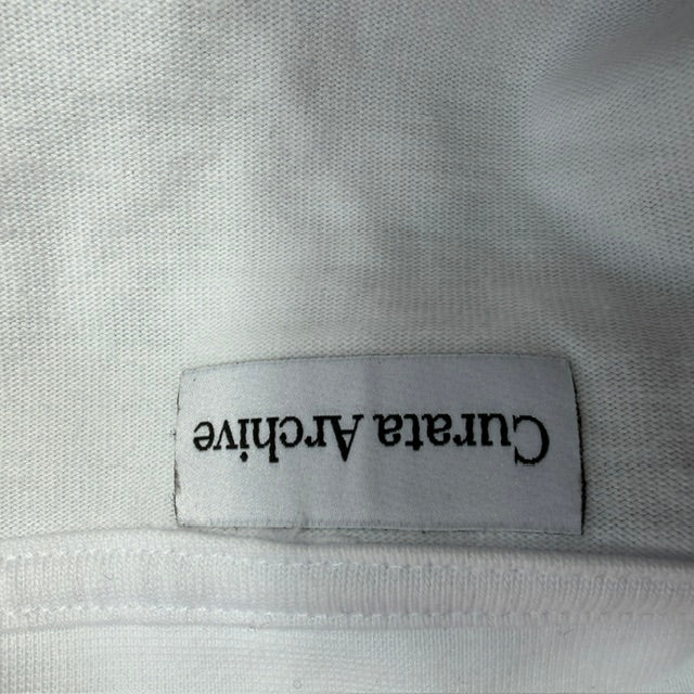 CURATA ARCHIVE / woman with tennis racquet / grandad tee / oversized s/m (3925110533154183254)