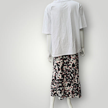 CURATA ARCHIVE / woman with tennis racquet / grandad tee / oversized s/m (3925111057973921333)