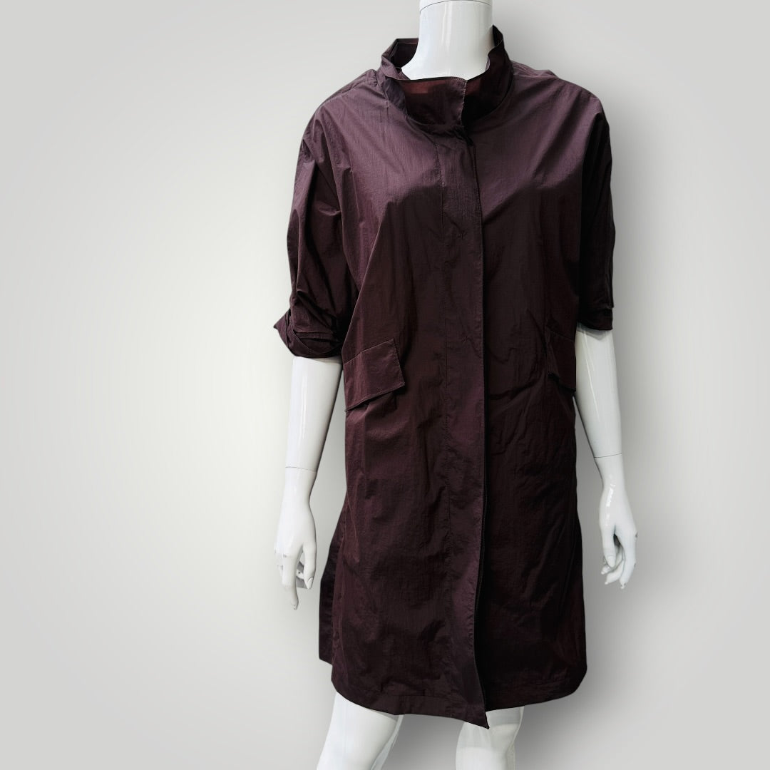 korean / shirt dress / brown / s (3925111062717561119)