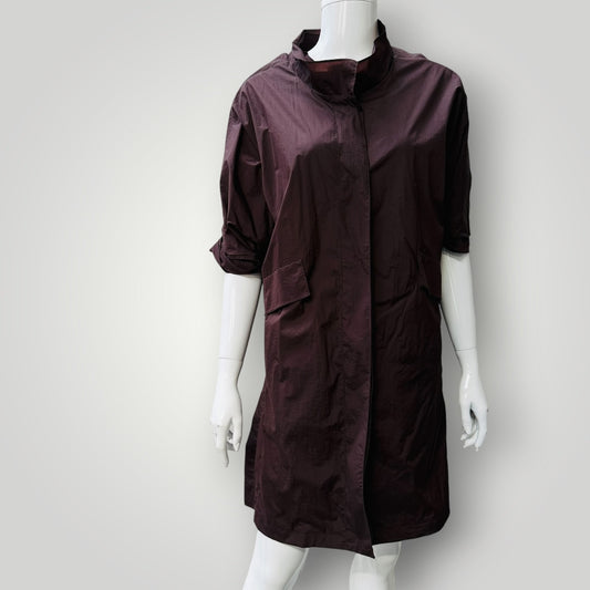 korean / shirt dress / brown / s (3925111062717561119)