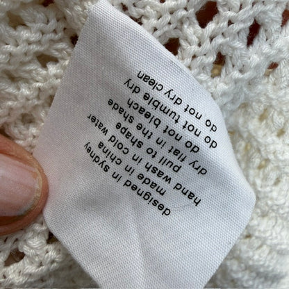 ASSEMBLY LABEL / 'aubrey' white knit cotton top / 10 (3925130184982792730)