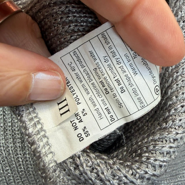 VISAGE / silver cardigan / L (3925130190696453322)