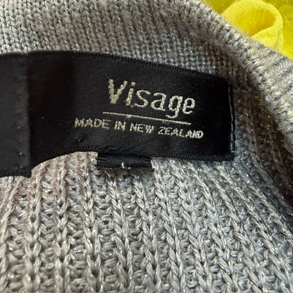 VISAGE / silver cardigan / L (3925130196498578550)