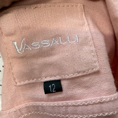 VASSALLI / apricot peach denim jacket / 12 (3925130210547995350)