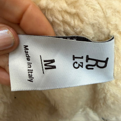 R13 / oversized boxy trucker jacket / white / m (3925130240728952102)